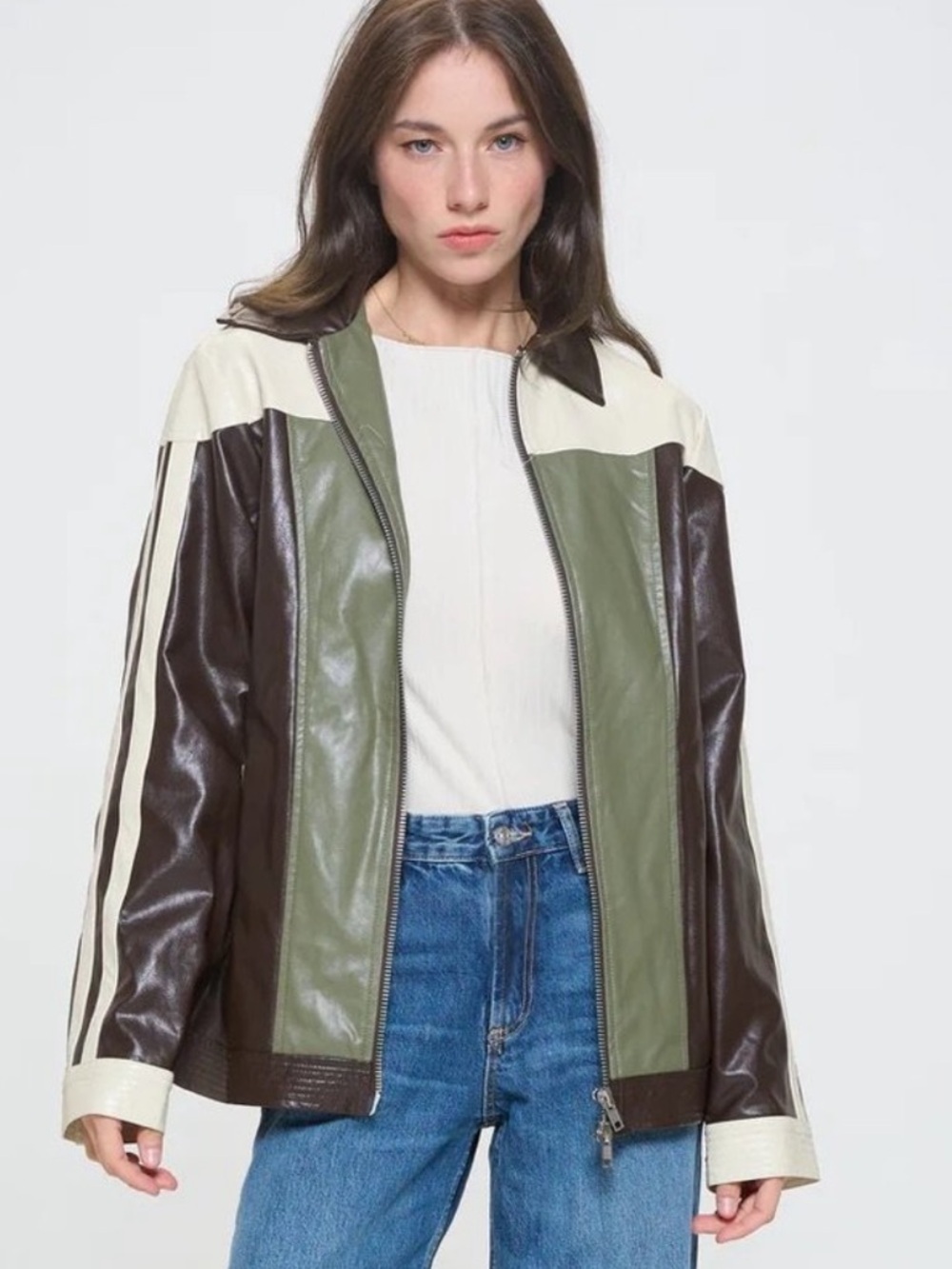 EMORY PARK FAUX LEATHER JACKET